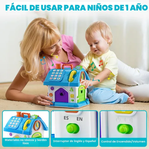 Miniatura 5 de Hurdaos Juguetes Montessori para bebés de 1 año. Regalos para niños y niñas, primer cumpleaños para niños y niñas de un año, primer regalo, juguete