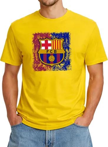 Miniatura 25 de Icon Sports Officially Licensed FC Barcelona Cotton T-Shirt - Unisex Adult azul