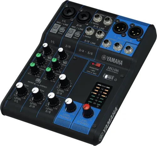 Miniatura 2 de Mezclador estéreo compacto de 6 entradas Yamaha MG06