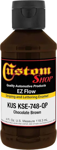 Miniatura 20 de Custom Shop KSE757-QP Triple Black - Pintura esmaltada EZ Flow a rayas y letras – 4 onzas Triple negro