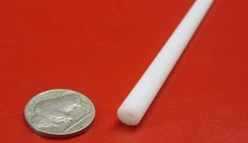 Miniatura 4 de Delrin - Tubo redondo de acetal POM blanco de 0.250 pulgadas de diámetro exterior de gran tamaño x 0.125 pulgadas de diámetro interior x 1/16