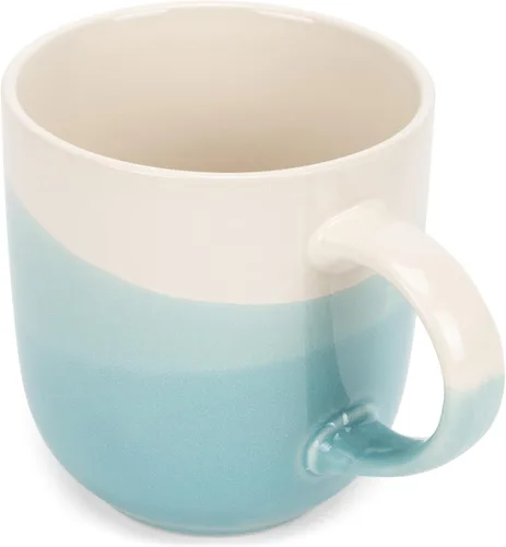 Miniatura 14 de Elanze Designs Paquete de 2 tazas de café de cerámica de cerámica de 14 onzas, color verde eucalipto