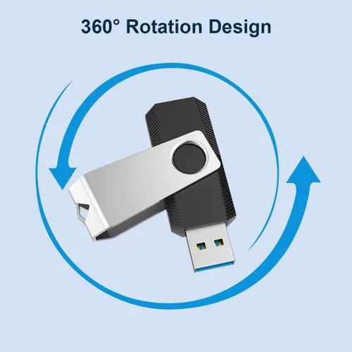 Miniatura 3 de Aiibe Unidad flash USB de 16 GB Memoria USB 3.0 Memoria Stick PenDrive 16GB - Negro