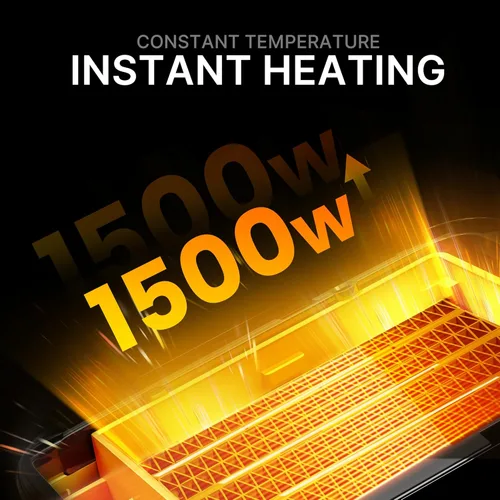 Miniatura 6 de MORENTO Calentador de espacio, calentadores de espacio portátiles para uso en interiores, control automático de temperatura, calentador eléctrico