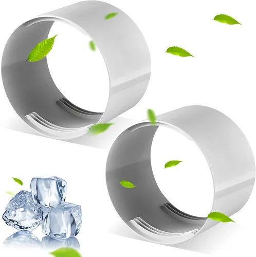 Miniatura 7 de Outus Conector de manguera de escape de 5.9 pulgadas y extensor de aire acondicionado portátil, soporte en sentido horario y contrario a las agujas