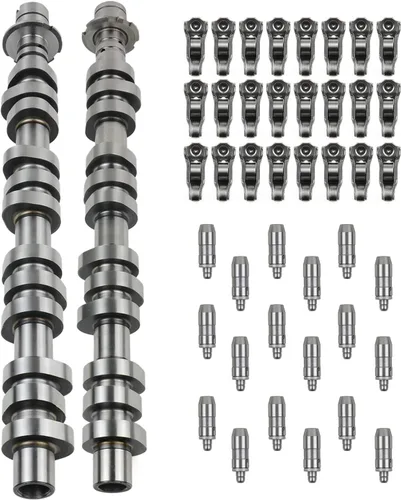 Miniatura 5 de Árbol de levas izquierdo y derecho, 24 elevadores de taqueta, kit de 24 brazos basculantes 5L1Z6250AA Reemplazo para Ford Expedition F150 F250 F350