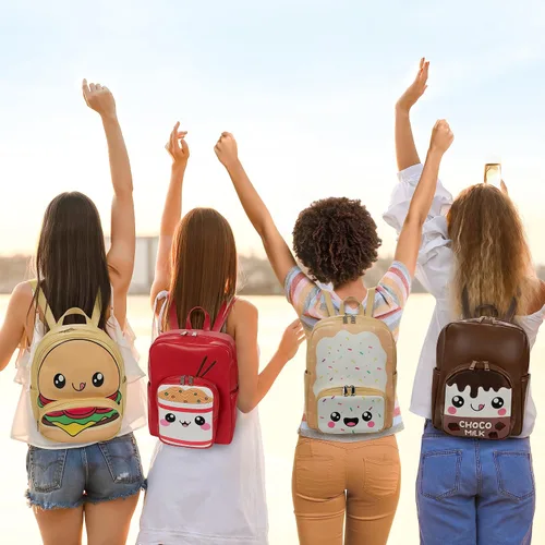 Miniatura 7 de Mochila Kawaii, Naranja, Classic
