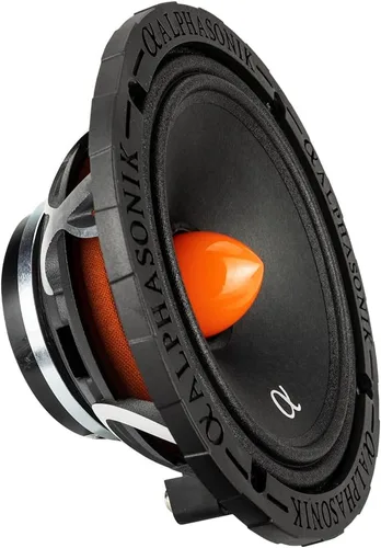 Miniatura 5 de Alphasonik 1 par de MPRO654 Mayhem PRO Series 6.5 pulgadas, 1400 vatios máx. 350 vatios RMS altavoz de audio para coche de rango medio rejilla de 4