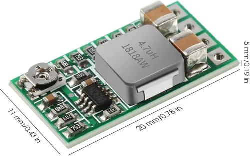 Miniatura 4 de 10 piezas 5v módulo regulador mini reductor de voltaje DC 4.5-24V 12V 24V a 5V 3A Volt Buck convertidor fuente de alimentación módulo transformador