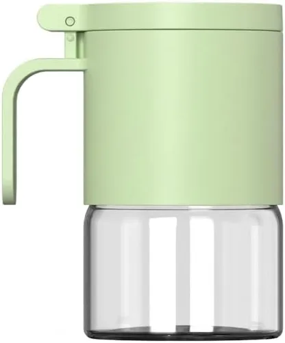 Miniatura 14 de Zuutii Tarros de vidrio para especias a prueba de humedad con cucharas, juego de 2 botellas de especias de 10 onzas / 10.1 fl oz, mini tarros