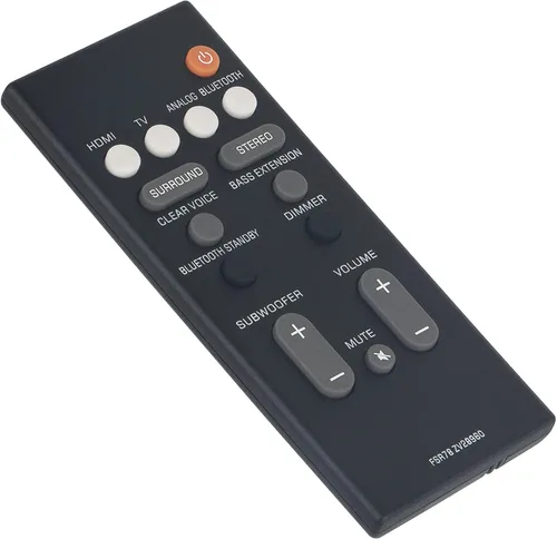 Miniatura 3 de Nuevo control remoto de repuesto FSR78 ZV28960 para Yamaha Soundbar System ATS1060, ATS-1060, ATS1070, ATS-1070, YAS207, YAS-207, YASCU207