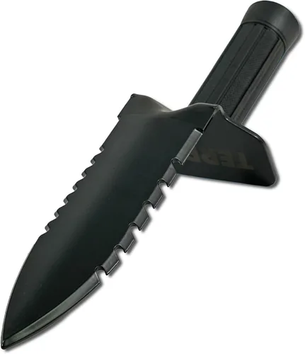 Miniatura 7 de TerraX Master Digger - Pala con mango en T de raíz/césped de 34 pulgadas y excavadora de mano de doble dentada con funda para cinturón, paisajismo