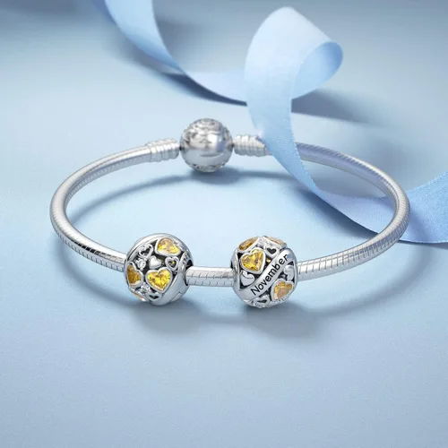 Miniatura 2 de DALARAN Birthstone Charms for Pandora Charms Bracelet 925 Sterling Silver Birthday Mother's Day Chrismas Jewelry Gift for Women