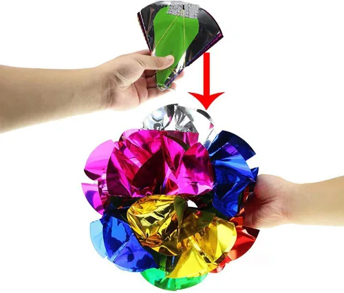 Miniatura 3 de Enjoyer Apareciendo Bola Flor Flores Primavera Trucos de Magia Escenario Ilusiones Props Magic Gimmick Accesorios (40CM)