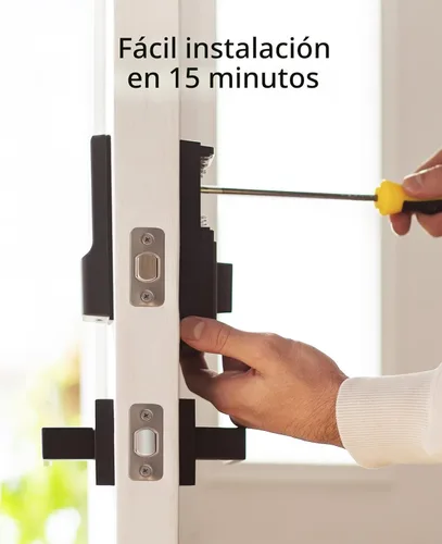 Miniatura 5 de eufy Security Smart Lock C210, Cerradura de Puerta de Entrada sin Llave, Cerradura de Seguridad WiFi Integrada, Cerradura de Puerta Inteligente, No