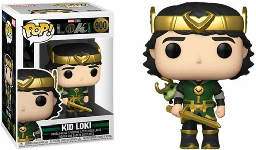 Miniatura 2 de POP Marvel: Loki - Kid Loki con cocodrilo Loki Pop! Figura de vinilo (empaquetado con funda protectora compatible con POP Box), multicolor, 3.75