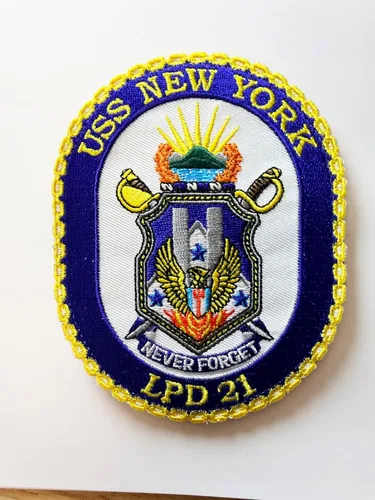 Miniatura 2 de Parche USS New York LPD-21 - Coser