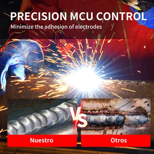 Miniatura 6 de PONEY Soldador TIG 200 Amp 5 en 1 TIG Máquina de soldadura TIG DC TIG/Spot TIG/Pulse TIG/Stick, 110V/220V Voltaje dual con pantalla digital grande