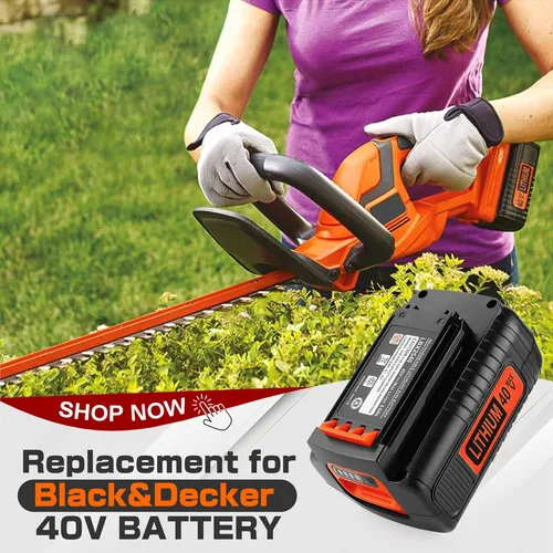 Miniatura 4 de Powilling Batería de repuesto de 40 voltios y 3.5 Ah para Black and Decker 40 V LBX2040 LBXR36 LBXR2036 LST540 LCS1240 compatible con 36V/40V MAX