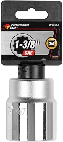Miniatura 25 de Performance Tool W34855 - Llave de vaso estándar de 12 cantos de 3/4" 55mm