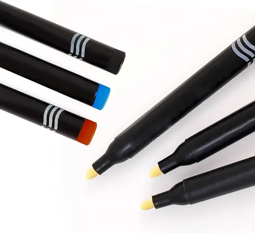 Miniatura 4 de 50 puntas de repuesto para marcadores de pintura, 0.9 x 0.2 pulgadas para rotuladores acrílicos, bolígrafos de pintura permanente, puntas