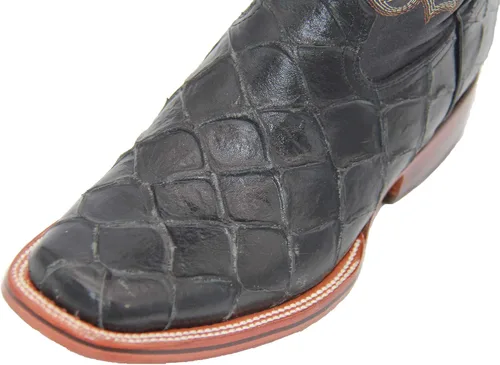 Miniatura 4 de Western Shops - Botas vaqueras con estampado de peces pirarucu para hombre