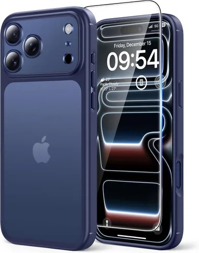 Miniatura 51 de TAURI Funda magnética 2 en 1 transparente para iPhone 14 Pro, compatible con Magsafe [no amarillenta] con protector de pantalla, protección de grado