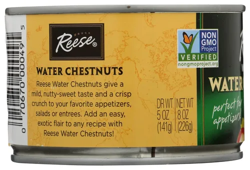 Miniatura 3 de Reese Castañas de agua entera 8 oz (paquete de 3)