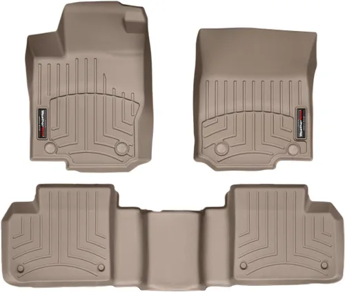 Miniatura 8 de WeatherTech Revestimientos de Piso de Ajuste Personalizado para Mercedes GL 63 AMG, GLE 450 AMG, AMG GL 63-1ª y 2ª Fila (44401-1-2), Negro