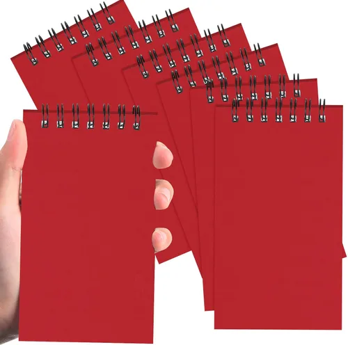 Miniatura 21 de Tenceur 100 piezas de cuadernos de bolsillo pequeños a granel, 3 x 5 pulgadas, cuadernos de notas en espiral mini con tapa superior, cuadernos
