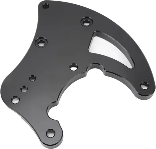 Miniatura 6 de LS R4 Kit de soporte de compresor de CA Soporte de aire acondicionado para automóvil Montaje de compresor de aire acondicionado Accesorios de Negro