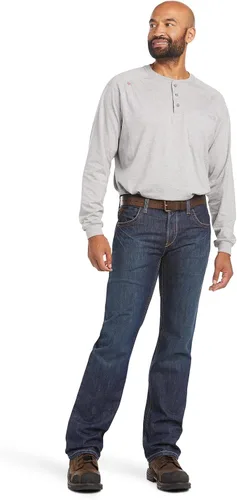 Miniatura 8 de Jeans para hombre Ariat, no Inflamable M5, ajuste entallado, corte recto