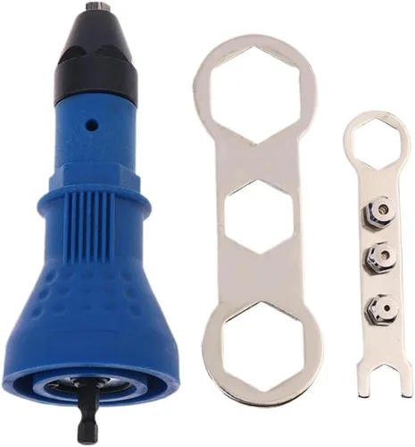 Miniatura 2 de Adaptador de conversión Herramienta de pistola de uñas multifunción compatible con boquilla remachadora inalámbrica, herramienta de tuerca, pistola
