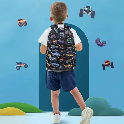 Miniatura 126 de CAMTOP - Conjunto de mochila y lonchera con estampados divertidos para niños de preescolar y primaria), Y0058-2
