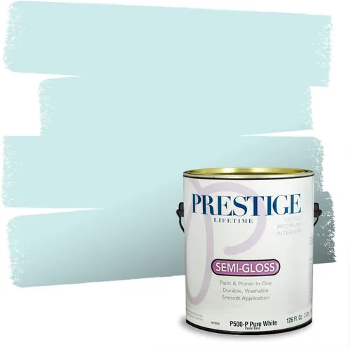 Miniatura 57 de PRESTIGE Pintura interior e imprimación en uno, salpicaduras acuosas, cáscara de huevo, 1 galón