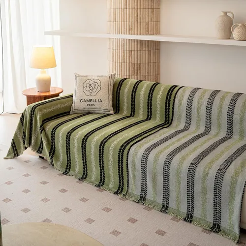 Miniatura 121 de VClife Fundas de sofá bohemio de felpilla para sofá seccional, fundas de sofá suaves y antideslizantes para sofá de 2 cojines, protector de muebles