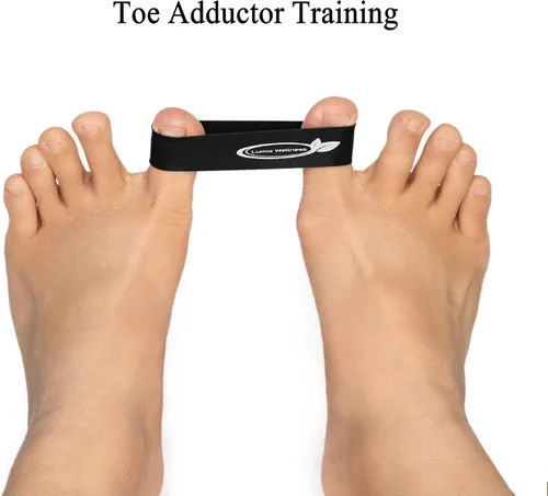 Miniatura 5 de Toe Bands, Mini Latex Bands for Exercise & Stretch, Bunion Correction, Toe, Foot, & Ankle Strengthening, Toe Spacers for Hallus Valgus (4 Bands)