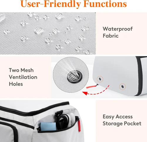 Miniatura 7 de Lifewit Bolsa de gimnasio para hombres y mujeres con compartimento para zapatos, bolsa de viaje de 40 litros para viajes, 3 en 1, impermeable