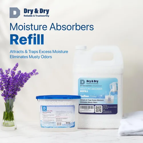 Miniatura 2 de Dry & Dry Recarga de Perlas Absorbentes de Humedad (1.7 KG) - Sin Fragancia, Recarga de Absorbente de Humedad