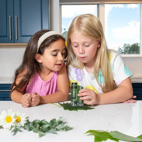 Miniatura 3 de Carson MicroBrite - Microscopio de bolsillo con luz LED 20x-40x para aprender, educar y explorar, juego de 6 (MM-24MU)