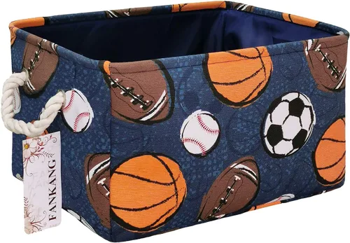 Miniatura 9 de Cesta rectangular de tela con estampado de dinosaurios para almacenamiento de guardería, cesta de almacenamiento, bolsa de libros, cestas de regalo