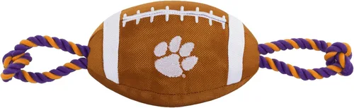 Miniatura 8 de NCAA Penn State Nittany Lions - Juguete de fútbol para perro, materiales de nailon de calidad resistente, cuerdas de tracción fuertes, chirriador