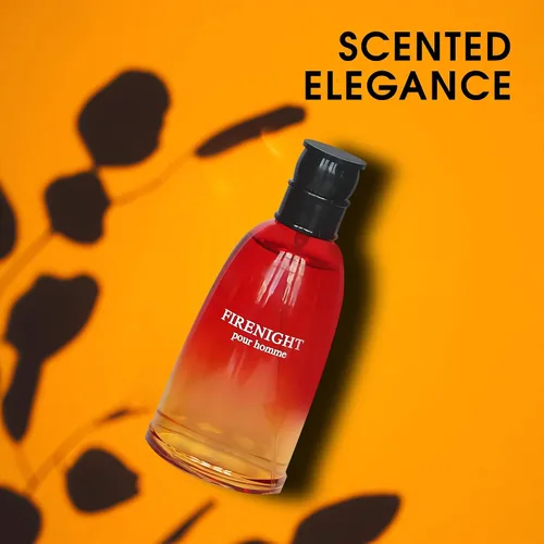 Miniatura 3 de AFLUXE FIRENIGHT POUR HOMME Eau De Toilette Perfume para Hombre de Larga Duración 3.4 Fl Oz Colonia para Hombre Uso Diario