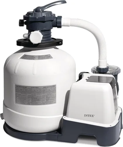 Miniatura 9 de Intex QS200 Krystal Clear Sistema de cloro de agua salada para piscinas sobre el suelo: mantiene el agua clara, reduce el uso de productos químicos
