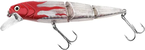 Miniatura 6 de 4 señuelos de pesca articulados, cebos de natación realistas multiarticulados, cebos duros, cebo de agua superior, cebo de hundimiento lento