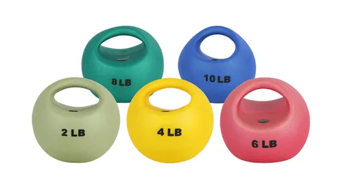 Miniatura 7 de CanDo 1-329 balón medicinal con una asa, Multicolor, 1