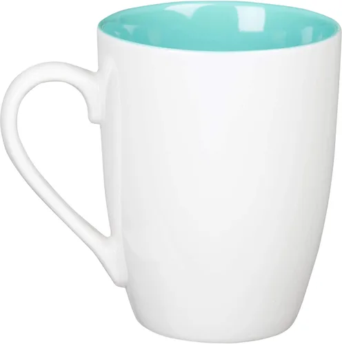 Miniatura 2 de WITH LOVE Taza de café inspiradora para mujer, elige Joy Teal con acentos dorados, taza de café/té motivacional para su cumpleaños, día de la madre