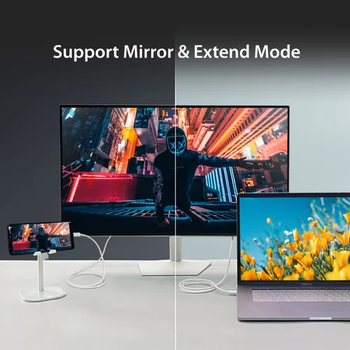 Miniatura 5 de j5create Cable USB-C a DisplayPort - 4K a 144Hz, 3.9 pies, cable tipo C a DP, compatible con iPhone 15 Pro/Max, MacBook Pro/Air, iPad Pro, XPS