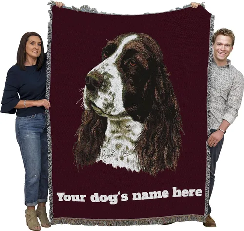 Miniatura 15 de Pure Country Weavers Manta con diseño de Springer Spaniel inglés "I Love My English Springer Spaniel", regalo para los amantes de los perros, manta