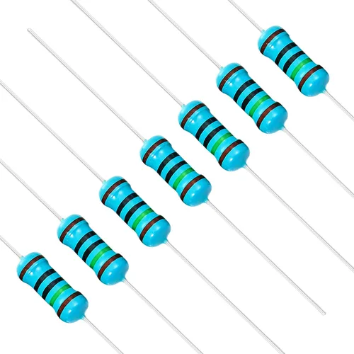 Miniatura 67 de Chanzon 50 piezas 1 W 10 Ω ohm Resistencia de película metálica fija de tolerancia 0.01 ±1% 10R MF Resistencias de agujero pasante con limitación